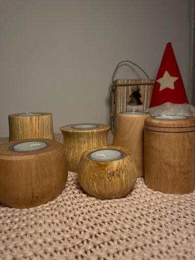 Kerzenständer (Abb.: gestockte Birke)