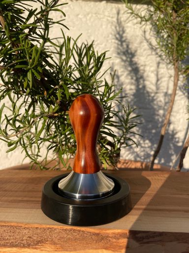 Kaffee-Tamper (Abb.: Zwetschge)